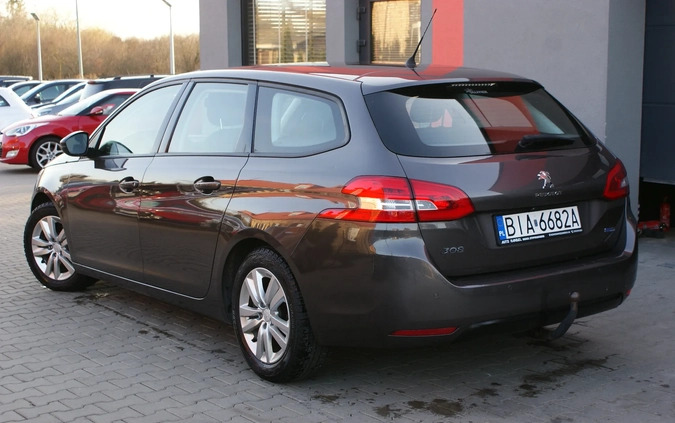 Peugeot 308 cena 35900 przebieg: 183000, rok produkcji 2016 z Białystok małe 277